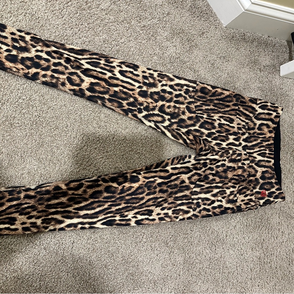R13 Twin Fantasy Leopard Cheetah Legging - Size M  BNWT - Picture 2 of 6